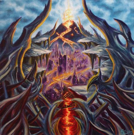 Tattoos - Bio Volcano Painting - 74595