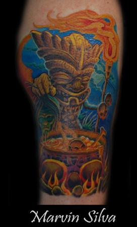 Tattoos Tattoos Evil Tiki Head Hunter Now viewing image 53 of 60 previous 