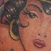 Tattoos - Traditional pirate girl tattoo - 39466