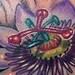 Tattoos - Passion Flower and Angel Tattoo - 40816