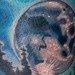 Tattoos - Custom Full Moon Tattoo - 42700