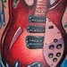 Tattoos - Custom Guitar/Weeping Willow Tattoo - 44252