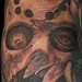 Tattoos - Cracked Jason Mask Tattoo - 46693