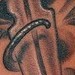 Tattoos - Custom Rose Dagger Tattoo - 48638