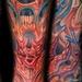 Tattoos - Bio Organic Skull and Crystal Tattoo - 64521