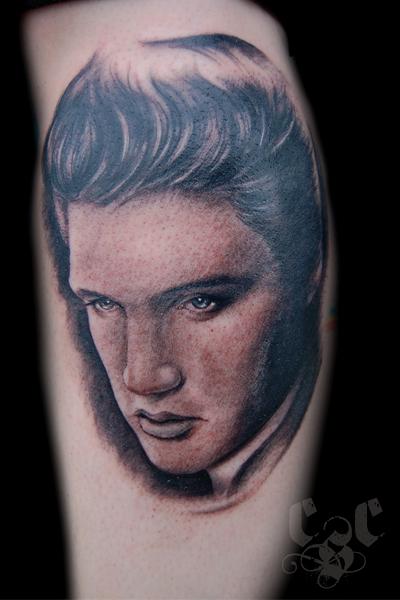 Tattoos - Hunk a hunk a hunk a of burnin love... for Elvis - 86809