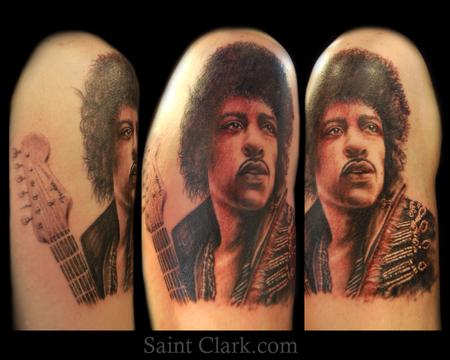 Tattoos - Jimmi Hendrix Portrait - 66132