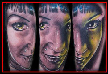 Looking for unique Darrin White Tattoos?  Green Eyes