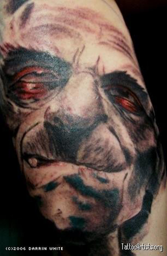 Looking for unique Darrin White Tattoos?  HIllbilly Zombie