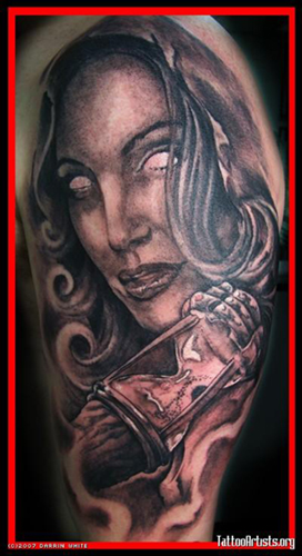 Looking for unique Darrin White Tattoos?  Time.