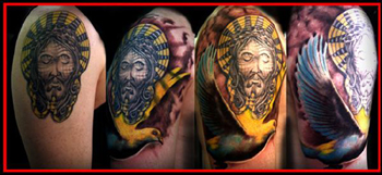 Looking for unique Darrin White Tattoos?  Jesus/Dove