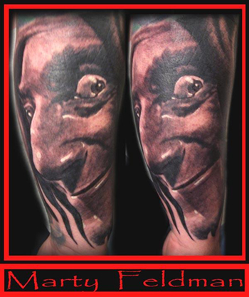 Looking for unique Darrin White Tattoos?  Marty Feldman