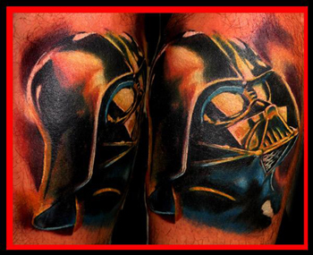 Tattoos - Movie Star Wars tattoos - Vader.