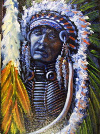 Tattoos - INDIAN CHIEF - 11360