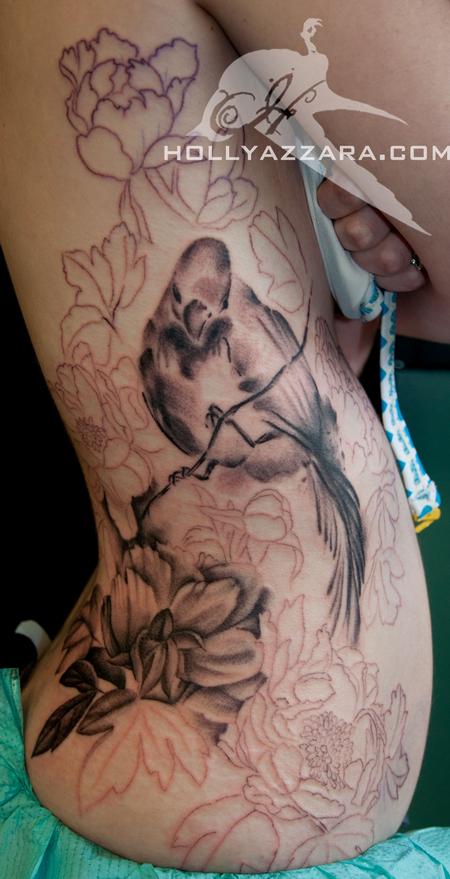 Asian Bird Tattoo 7