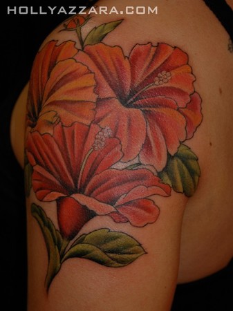 40 Magnificent Hibiscus Flower Tattoos Art And Design Hibiscus Flower Tattoo On Arm Photo 3