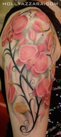 Orchid Flower Picture on Forever Tattoo Studio   Watertown  Ma   Tattoos   Flower   Orchids