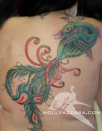 Holly Azzara Pretty Peacock Cover Up