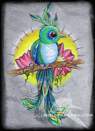 Tattoos - Pretty Bird Print - 45811