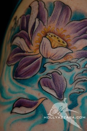 Holly Azzara - Purple Lotus Flower