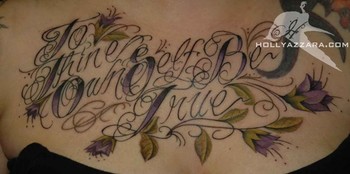 Holly Azzara - To Thine Own Self Chest Piece