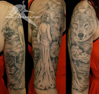 Holly Azzara - Wolf Dream Tattoo
