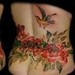 Tattoos - Asian Brush Paint Peonies cover up - 45758