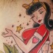 Tattoos - Traditional Girl Tattoo - 47585