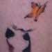 Tattoos - Cat Morning Glories - 32427