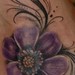 Tattoos - Purple Flower Evian Tattoo Convention 2010, France - 47583