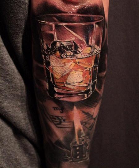 sleeve tumbler Glass Tattoo Whiskey > For Gallery