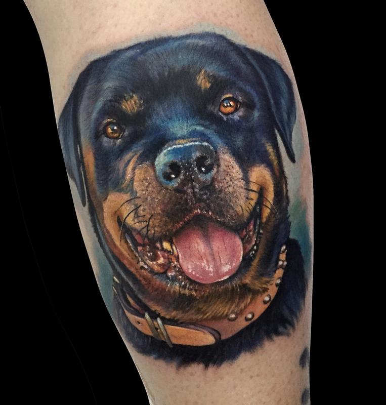 rottweiler tattoos rottweiler portrait by liz cook tattoonow rottweiler tattoos rottweiler portrait by liz cook tattoonow