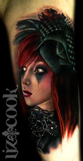 Liz Cook - Goth Glam Portrait