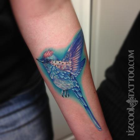 Liz Cook Tattoo : Tattoos : Custom : Long Tailed Sylph Liz Cook Tattoo : Tattoos : Custom : Long Tailed Sylph
