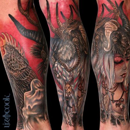 Liz Cook - Headdress Girl (Second Part-Fully Healed)