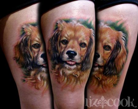 Liz Cook - Madelines dog tattoo