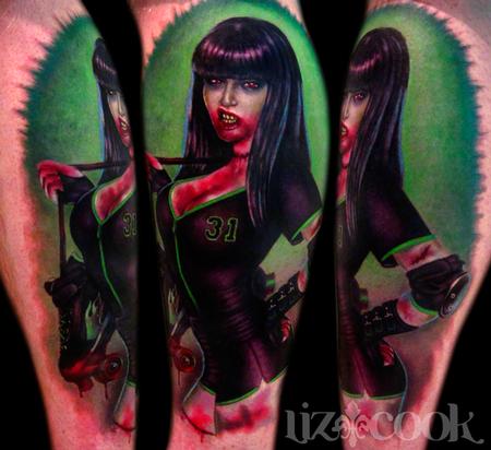 Tattoos Tattoos Pin Up Zombie Roller Derby Girl