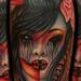 Tattoos - Dark Geisha Thigh Piece - 69653