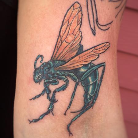 Tattoos - Tarantula Hawk Wasp - 128236