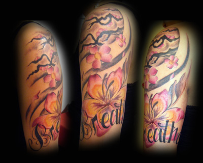 blossom tattoo. Breathe Flower Tattoo