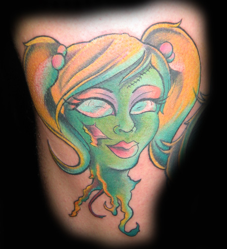 evil tattoos. Looking for unique Evil tattoos Tattoos? Little Goldie Zombie Tattoo