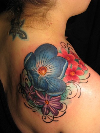 Cover Tattoos on Color Tattoos   Coverup Tattoos   Flower Tattoos   Custom Tattoos