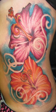 Looking for unique  Tattoos? Fantasy Hibiscus 