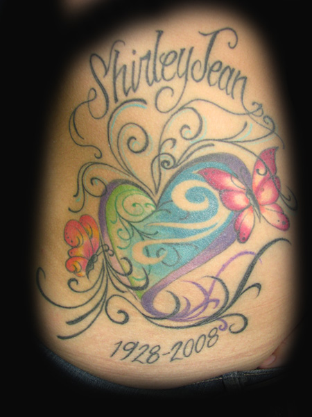 Tattoos - Lettering tattoos - Shirley Jean 