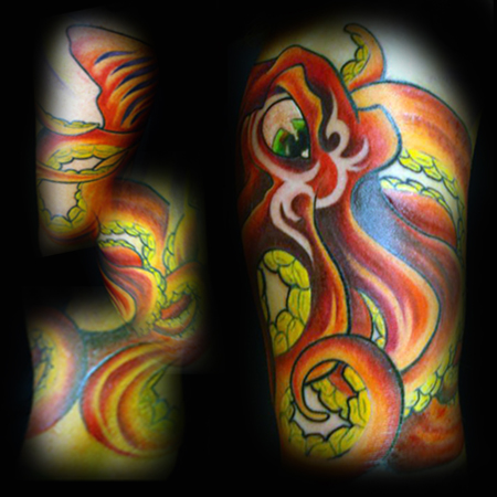 mike tattoo. Mike#39;s Octopus Tattoo
