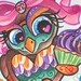 Pretty Owl  Original Art Design Thumbnail