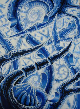 Art Galleries - Trevor Wilson - bio-organic painting number 4