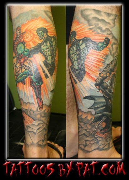 marvel vs dc : Tattoos : marvel vs dc : Tattoos :