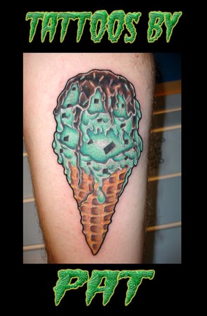 Comments did this awesome mint chocolate chip ice cream cone on a good