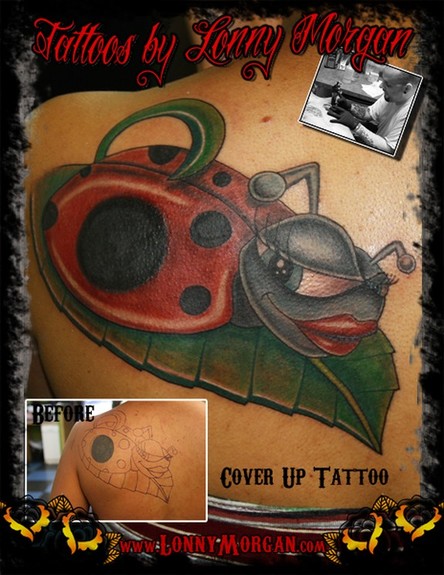 Lonny Morgan Ladybug Large Image Keyword Galleries Color Tattoos 